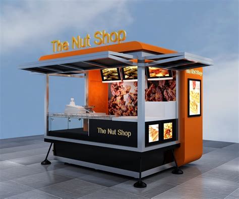 sheet metal kiosk|outdoor food kiosk.